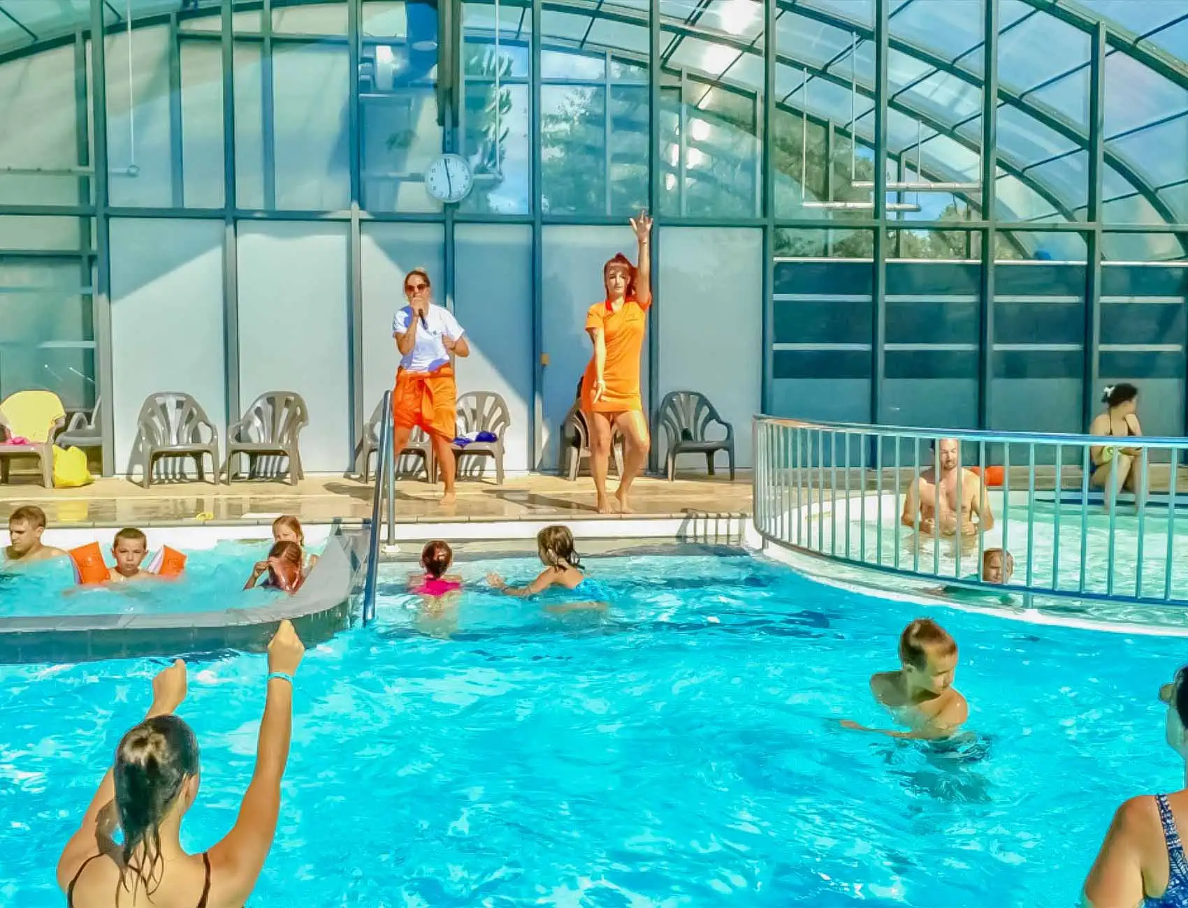 Activités Zumba piscine Camping le Beaulieu