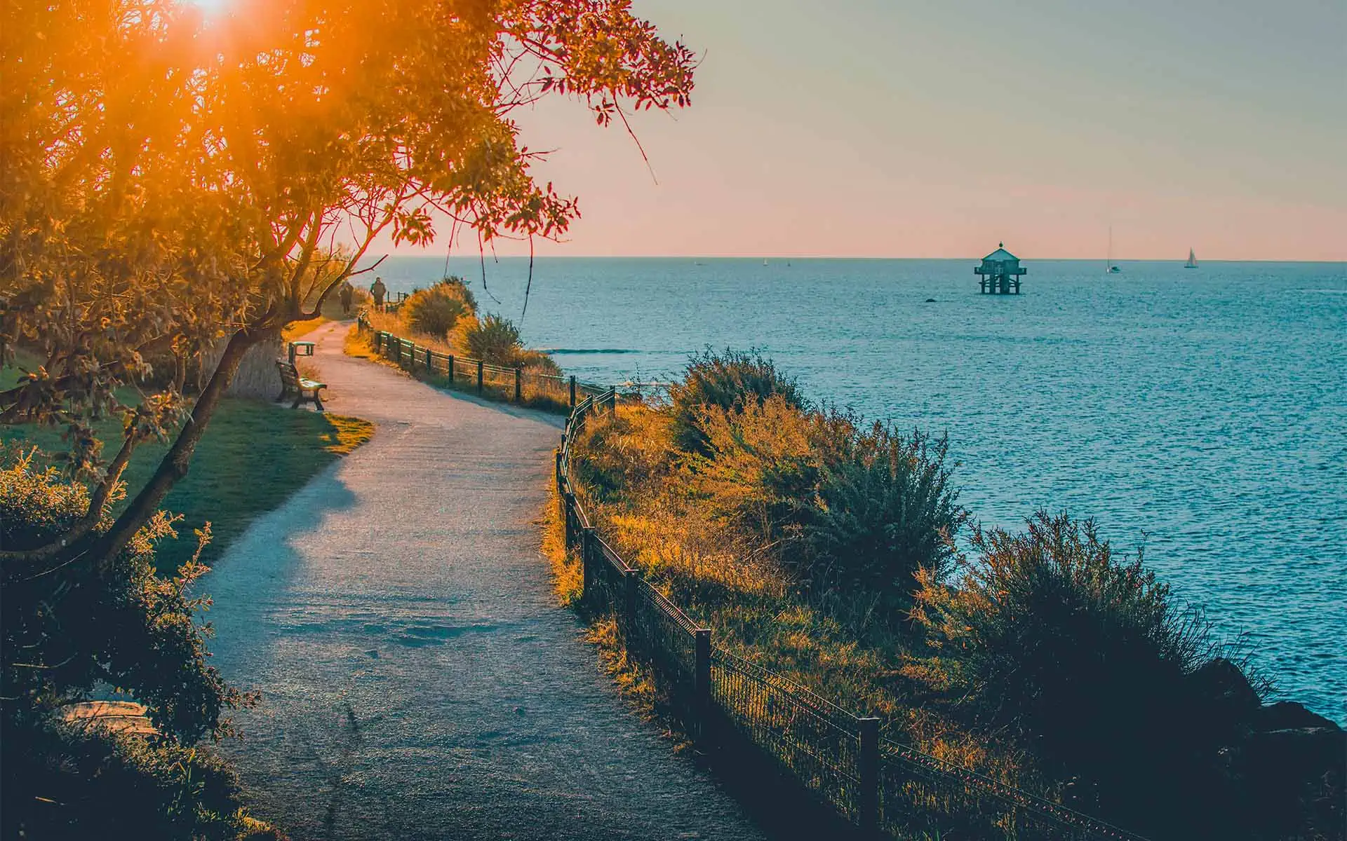 Promenade bord de mer Camping le Beaulieu